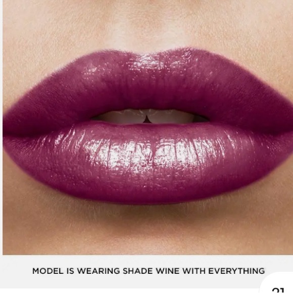 2/$22 NEW Sealed AVON Wine With Everything True Color Lipstick 3.0 g - Picture 2 of 3
